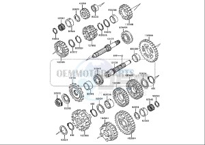 ZZR 600 (EU) drawing TRANSMISSION