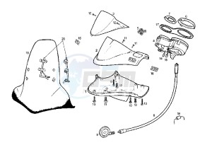 GP 1 - 50 cc drawing DASHBOARD UNIT