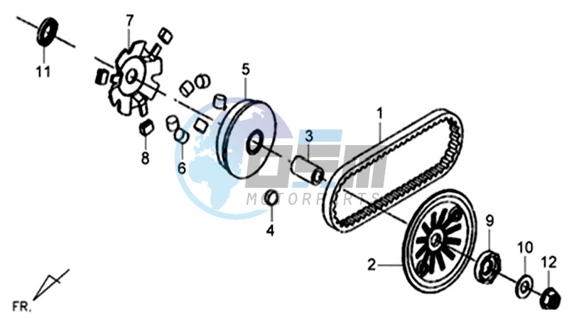 MOVABLE FLANGE / V-BELT