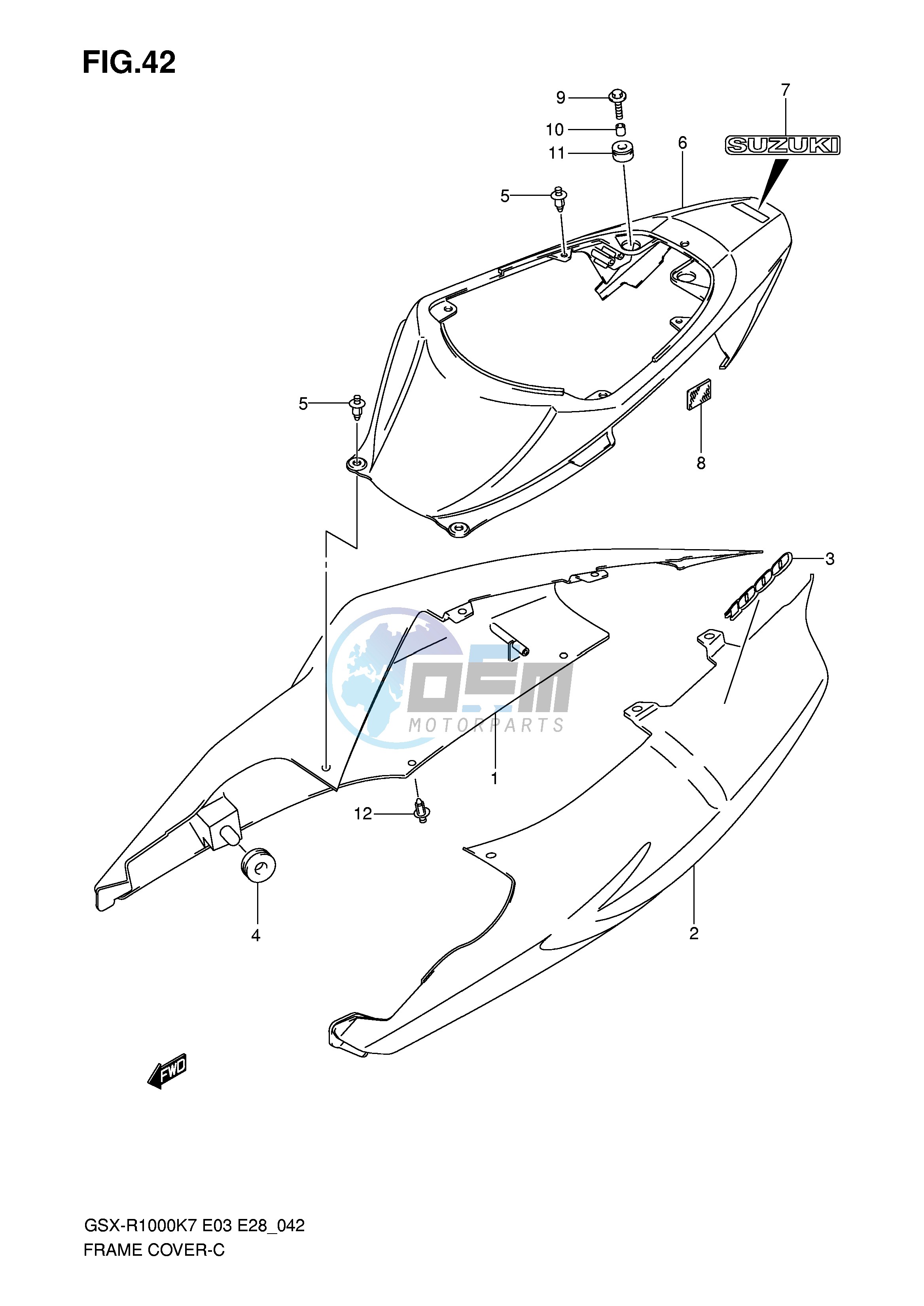 FRAME COVER (MODEL K7)