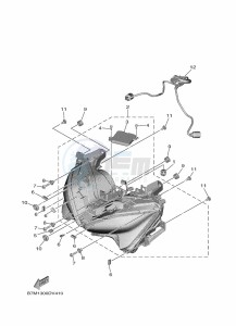 CZD300D-A XMAX 300 TECH MAX (BMK2) drawing ELECTRICAL 3