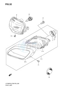 LT-F500F (P28-P33) drawing HEADLAMP (MODEL K4)