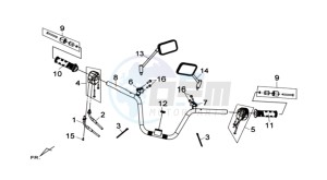 MAXSYM 400 I drawing HANDLEBAR