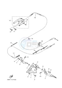 YXE700E YXE70WPHG WOLVERINE EPS CAMO (2MB9) drawing PEDAL WIRE