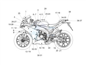 RS 125 RS REPLICA 4T E4 ABS (APAC) drawing Decal