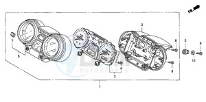 CB1300 CB1300SUPER FOUR drawing METER (CB1300S/SA)