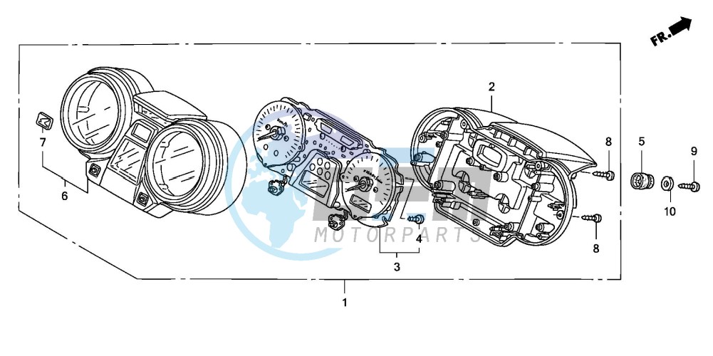 METER (CB1300S/SA)