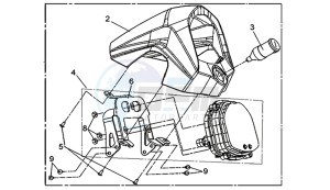 QUADRAIDER 600 DELUXE drawing DASHBOARD / SPEEDOMETER CABLE / WIRING HARNASS