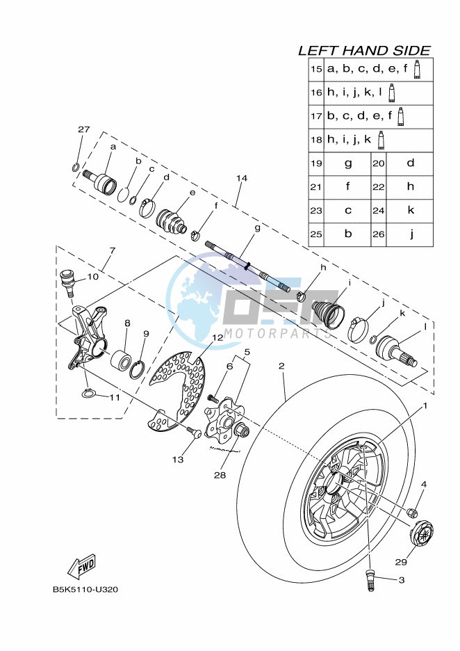 FRONT WHEEL