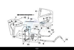 JOYRIDE 300 (LJ30W3-EU) (M3) drawing RADIATOR