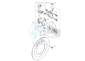 XVS DRAG STAR 250 drawing FRONT BRAKE CALIPER