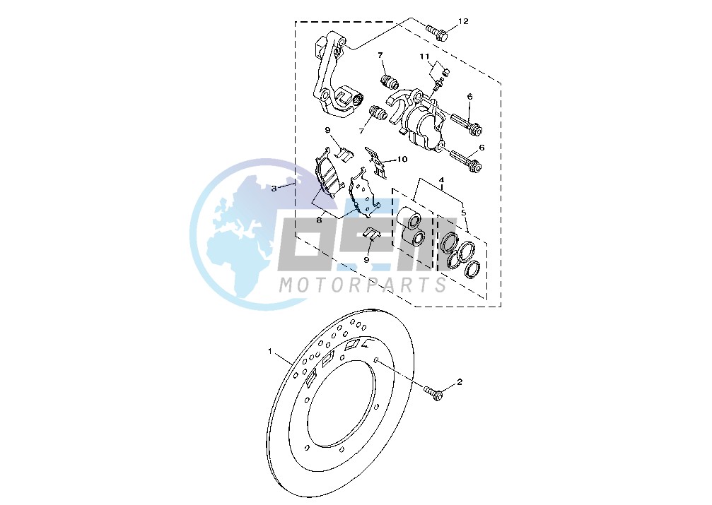 FRONT BRAKE CALIPER