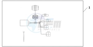 XL700VA9 UK - (E / ABS MKH) drawing FOG LIGHT CONTROLLER