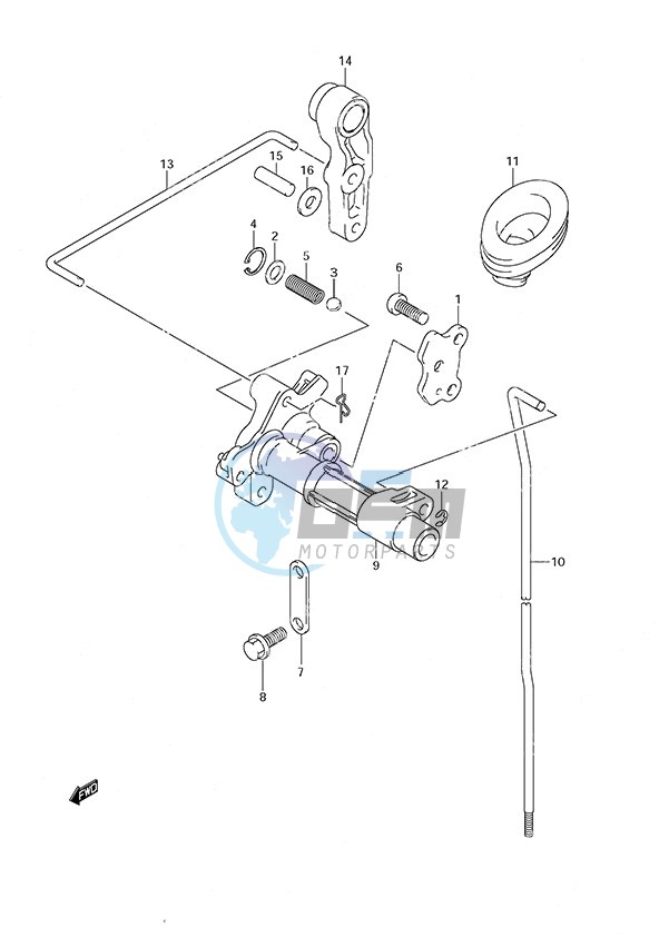 Clutch Rod w/Remote Control