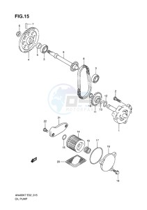 AN400 BURGMAN EU-UK drawing OIL PUMP