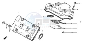 RVF750R drawing CYLINDER HEAD COVER