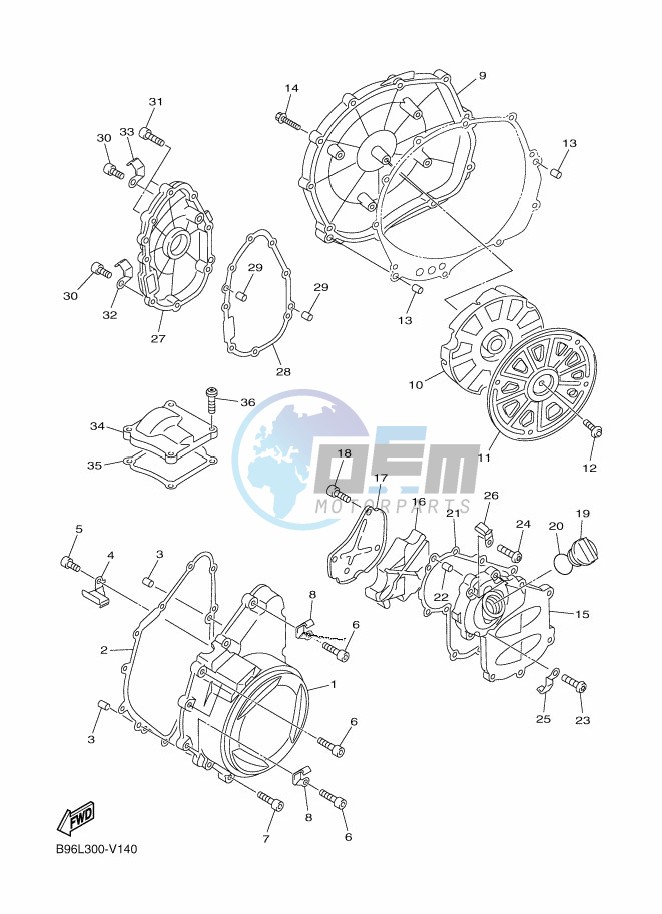 CRANKCASE COVER 1