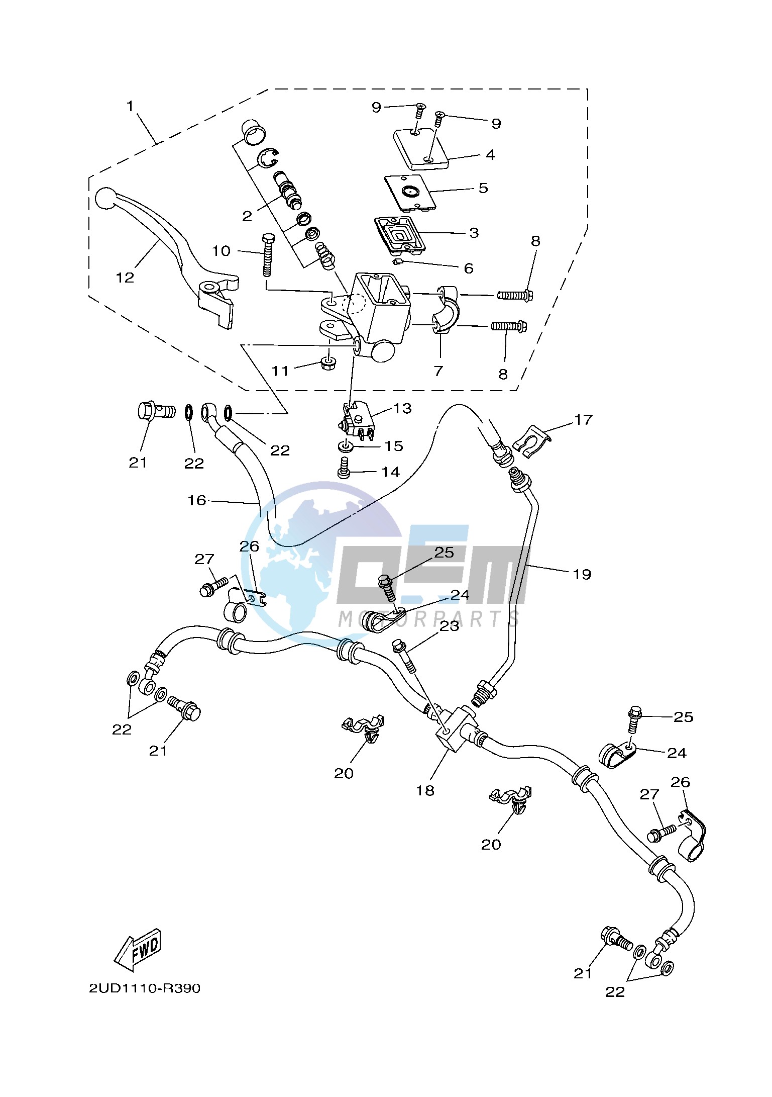 FRONT MASTER CYLINDER