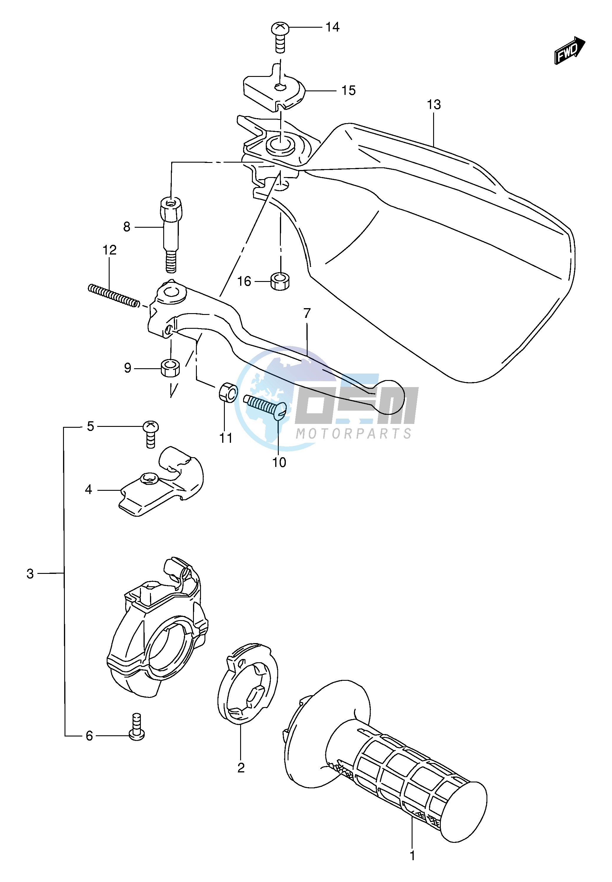 RIGHT HANDLE LEVER