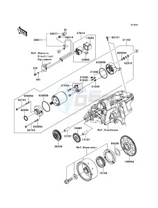 VERSYS KLE650A9F GB XX (EU ME A(FRICA) drawing Starter Motor