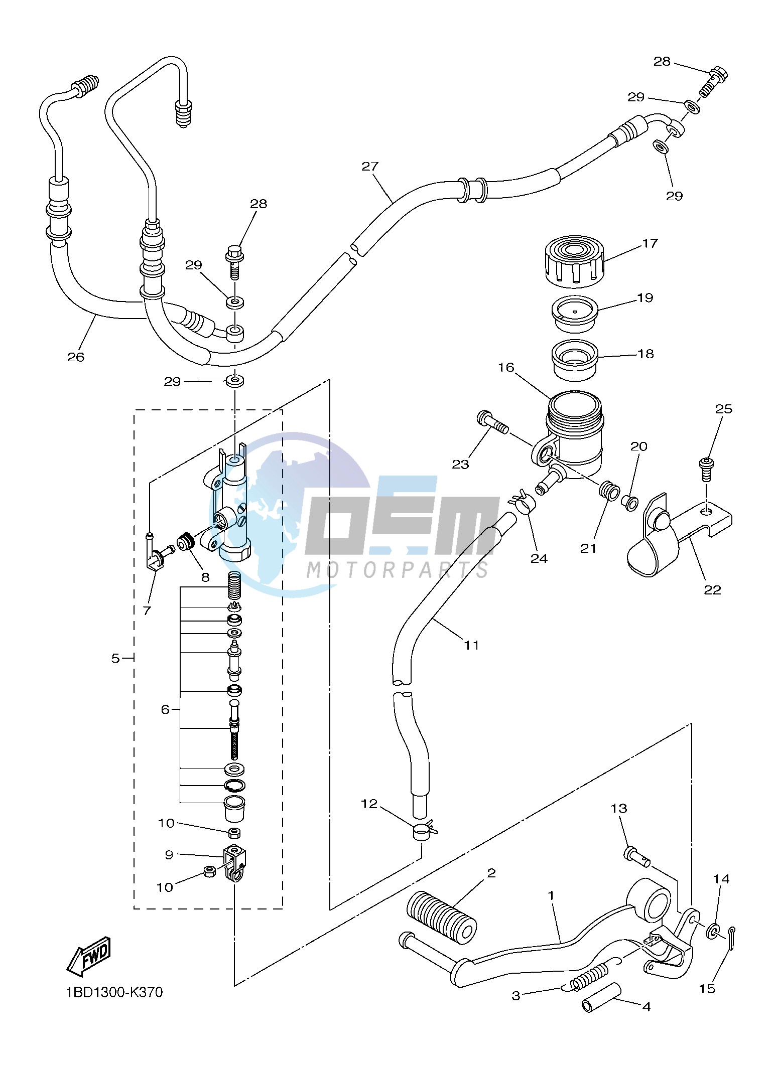 REAR MASTER CYLINDER