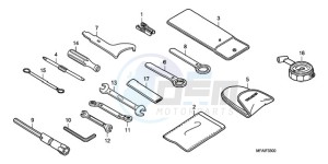 CBF1000S9 UK - (E / ABS MKH) drawing TOOLS