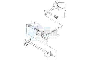 FZS FAZER (FZS600S) 600 drawing SHIFT SHAFT