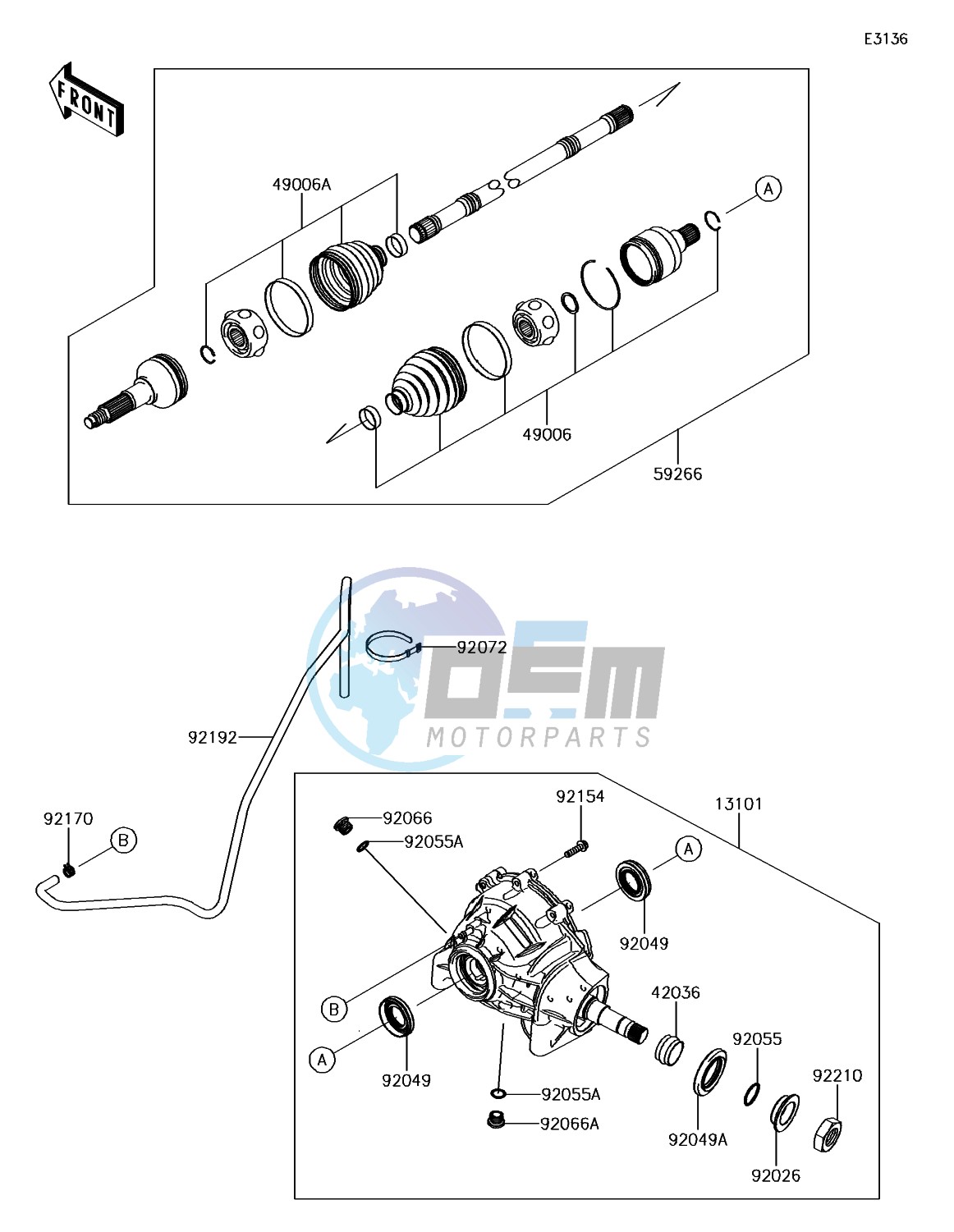 Drive Shaft-Front