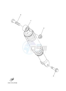 XC100E (1RS2) drawing REAR ARM & SUSPENSION