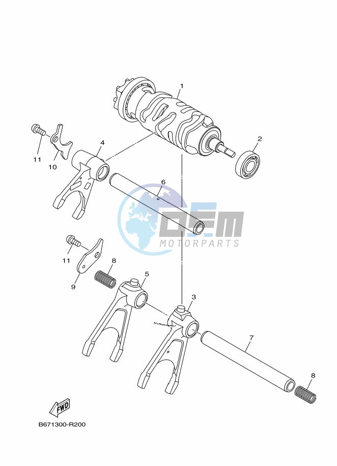 SHIFT CAM & FORK