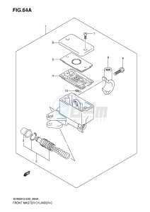 SV650 (E2) drawing FRONT MASTER CYLINDER (SV650AK7 UAK7)