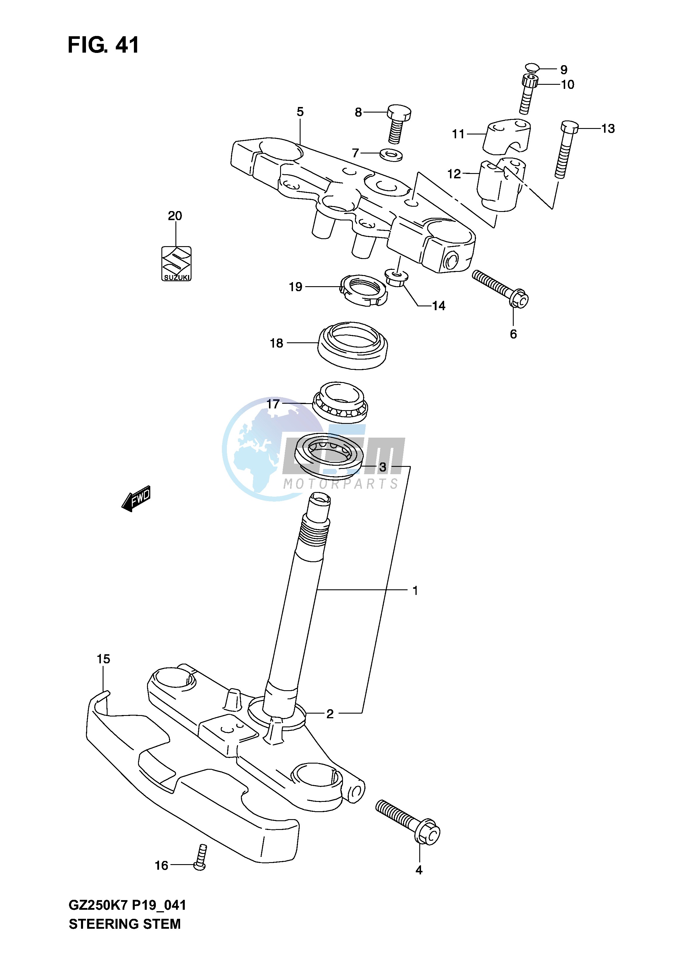 STEERING STEM