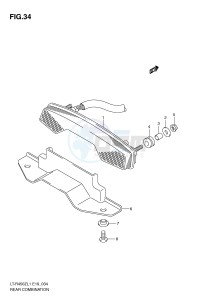 LT-R450 (E19) drawing REAR COMBINATION