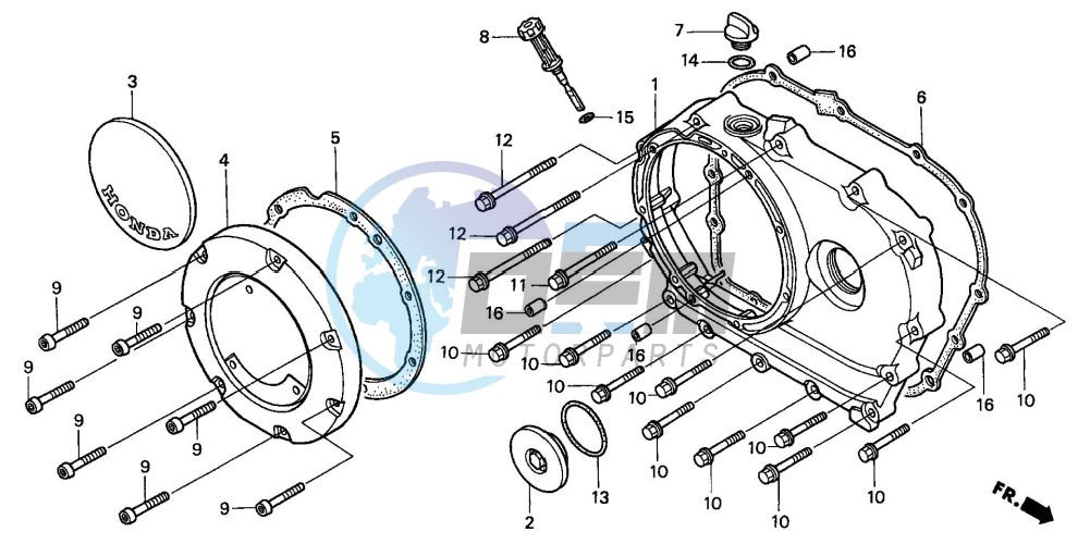 RIGHT CRANKCASE COVER