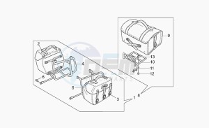 California 1100 Stone EV/EV Touring/80 drawing Leather side cases