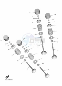 YZF600W YZF-R6 (BN6V) drawing VALVE