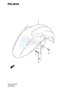 UH125 ABS BURGMAN EU drawing FRONT FENDER