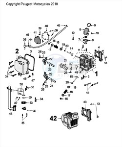 DJANGO 50 4T EVASION drawing CYLINDER