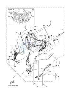 MT09TRA MT-09TRA TRACER 900 (2SC1 2SC2) drawing HEADLIGHT