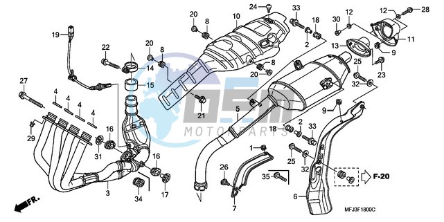 EXHAUST MUFFLER