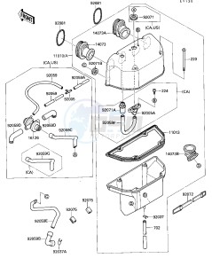 ZX 1000 B [NINJA ZX-10] (B3) [NINJA ZX-10] drawing AIR CLEANER