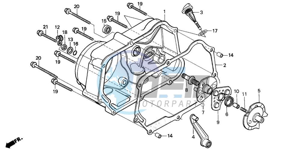 RIGHT CRANKCASE COVER