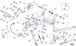 Stelvio 1200 8V STD - NTX drawing Stands