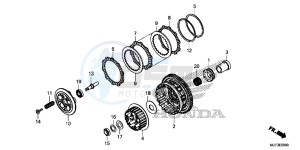 CBR650FAE CBR650FAE 2ED - (2ED) drawing CLUTCH