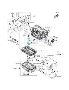 MULE PRO-DXT KAF1000BGF EU drawing Oil Pan/Oil Filter