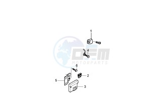 Runner PUREJET 50 drawing Remote control switch