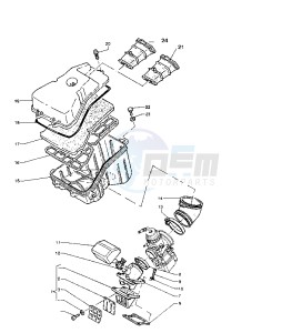 TZR RR 125 drawing INTAKE