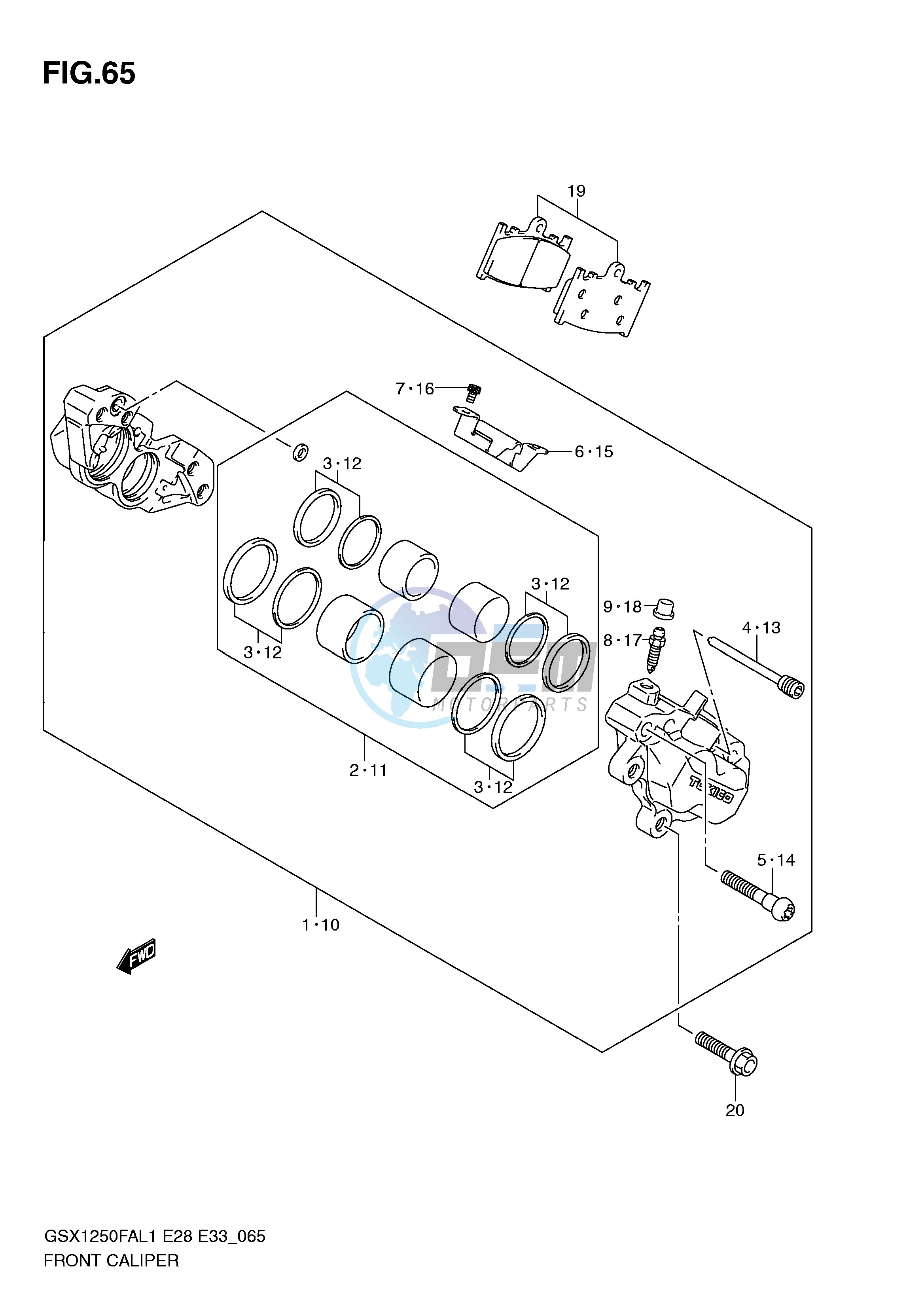 FRONT CALIPER