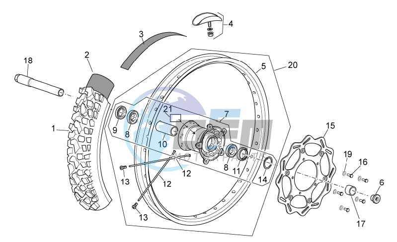 Front wheel