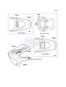 KX65 KX65-A6 EU drawing Labels